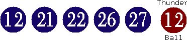 12 21 22 26 27 (12)