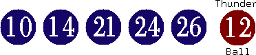 10 14 21 24 26 (12)