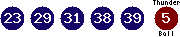 17 27 30 31 39 (11)