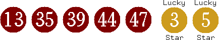 13 35 39 44 47 (03 05)