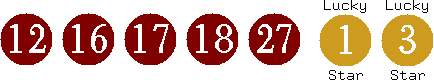 12 16 17 18 27 (01 03)