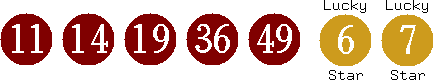 11 14 19 36 49 (06 07)