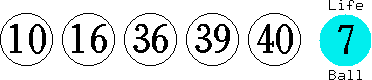 10 16 36 39 40 (07)