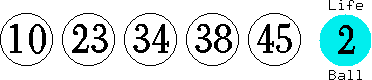 10 23 34 38 45 (02)