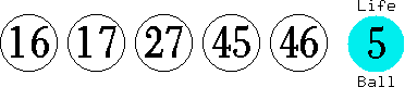 16 17 27 45 46 (05)