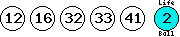 12 16 32 33 41 (02)