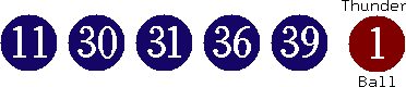 11 30 31 36 39 (01)