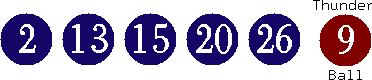 02 13 15 20 26 (09)