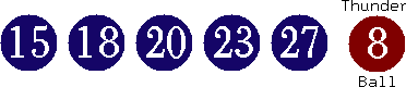 15 18 20 23 27 (08)