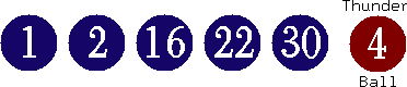 01 02 16 22 30 (04)