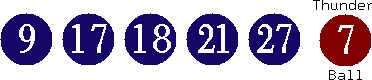 09 17 18 21 27 (07)