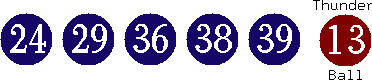 24 29 36 38 39 (13)