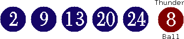 02 09 13 20 24 (08)