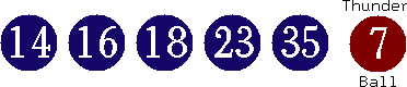 14 16 18 23 35 (07)