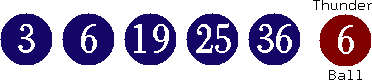 03 06 19 25 36 (06)