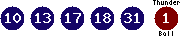 10 13 17 18 31 (01)