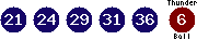 21 24 29 31 36 (06)