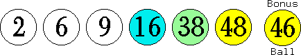 02 06 09 16 38 48 (46)