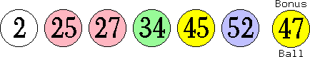 02 25 27 34 45 52 (47)