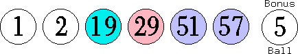 01 02 19 29 51 57 (05)