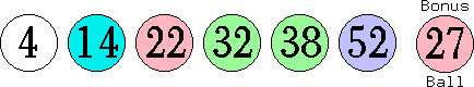 04 14 22 32 38 52 (27)
